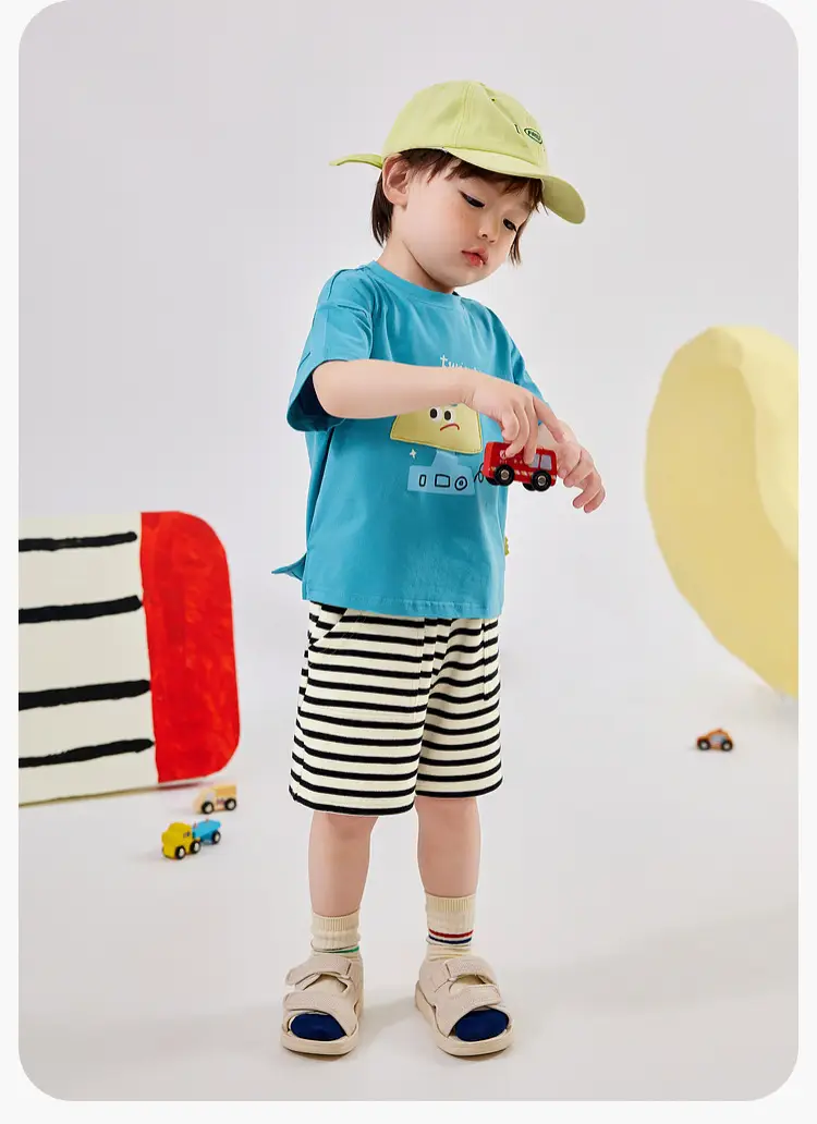 Cool Ice Print Boys T-Shirt with Hoodie & Jeans Set — feature 29