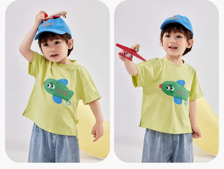 Cool Ice Print Boys T-Shirt with Hoodie & Jeans Set — feature 34