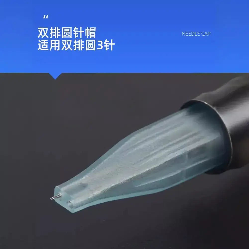 Tattoo Double Needle Eye Liner Floating Lip Machine Blue