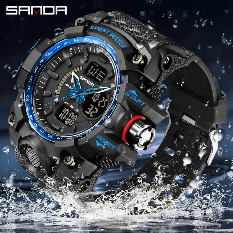 Men's Multifunctional Waterproof Electronic Watch 3132 - Image 8