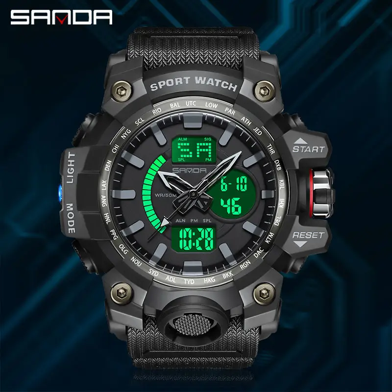 Men's Multifunctional Waterproof Electronic Watch 3132 - Image 9