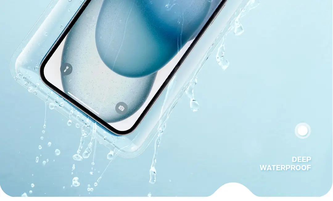 Dropshipping Mobile Phone Waterproof Bag with Touch Screen, Swimming Takeaway Rider, Rainproof Sealed Bag, Diving Waterproof Mobile Phone Case — feature 14