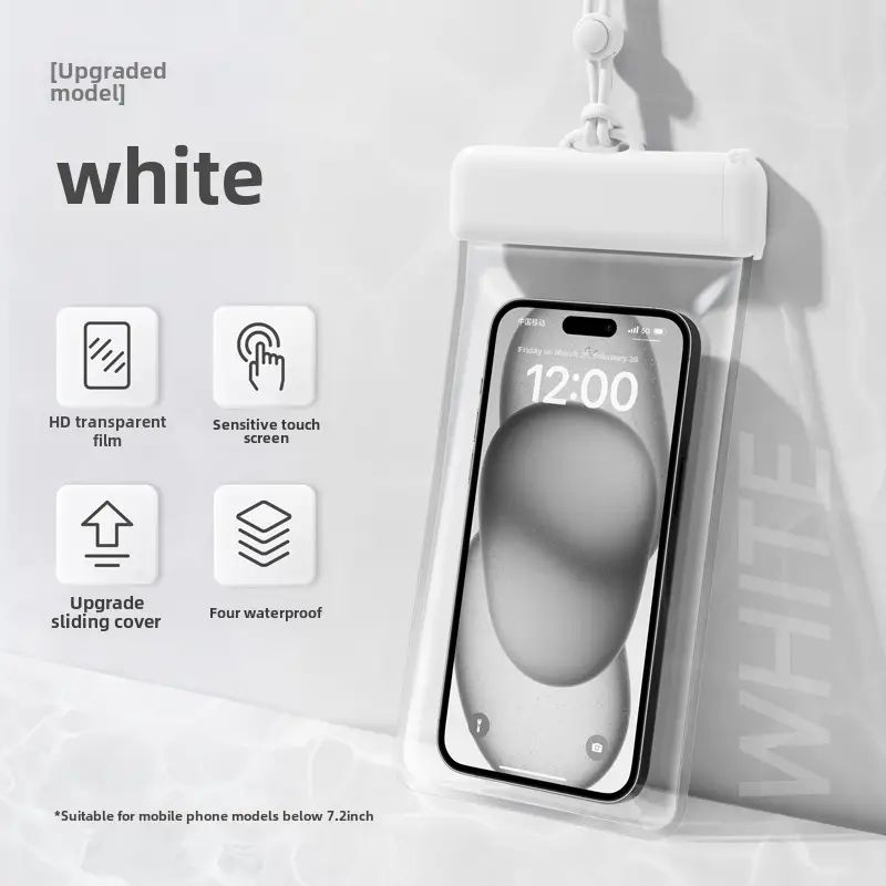 Dropshipping Mobile Phone Waterproof Bag with Touch Screen, Swimming Takeaway Rider, Rainproof Sealed Bag, Diving Waterproof Mobile Phone Case