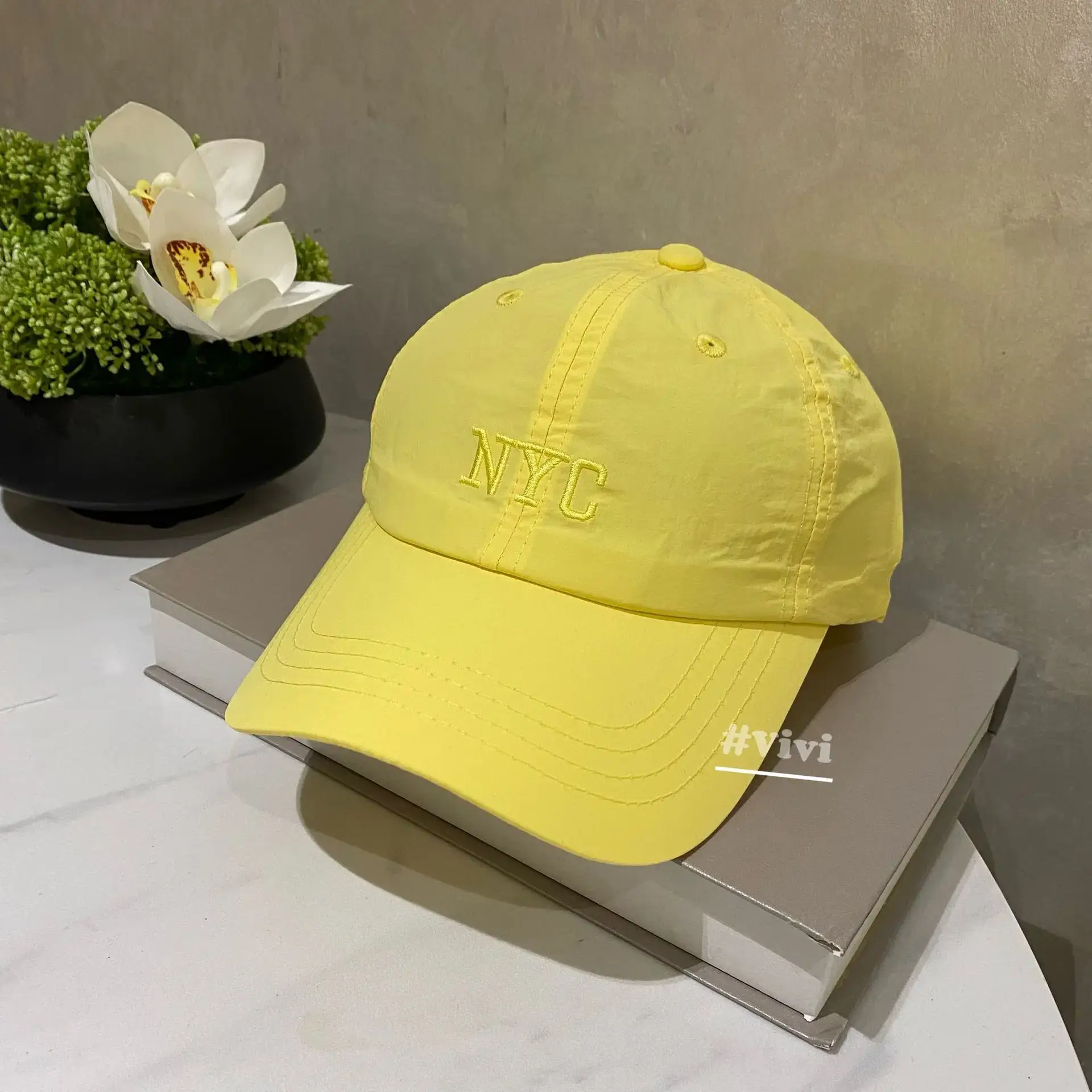 Purple Women's NYC Baseball Cap with Embroidery - Image 12
