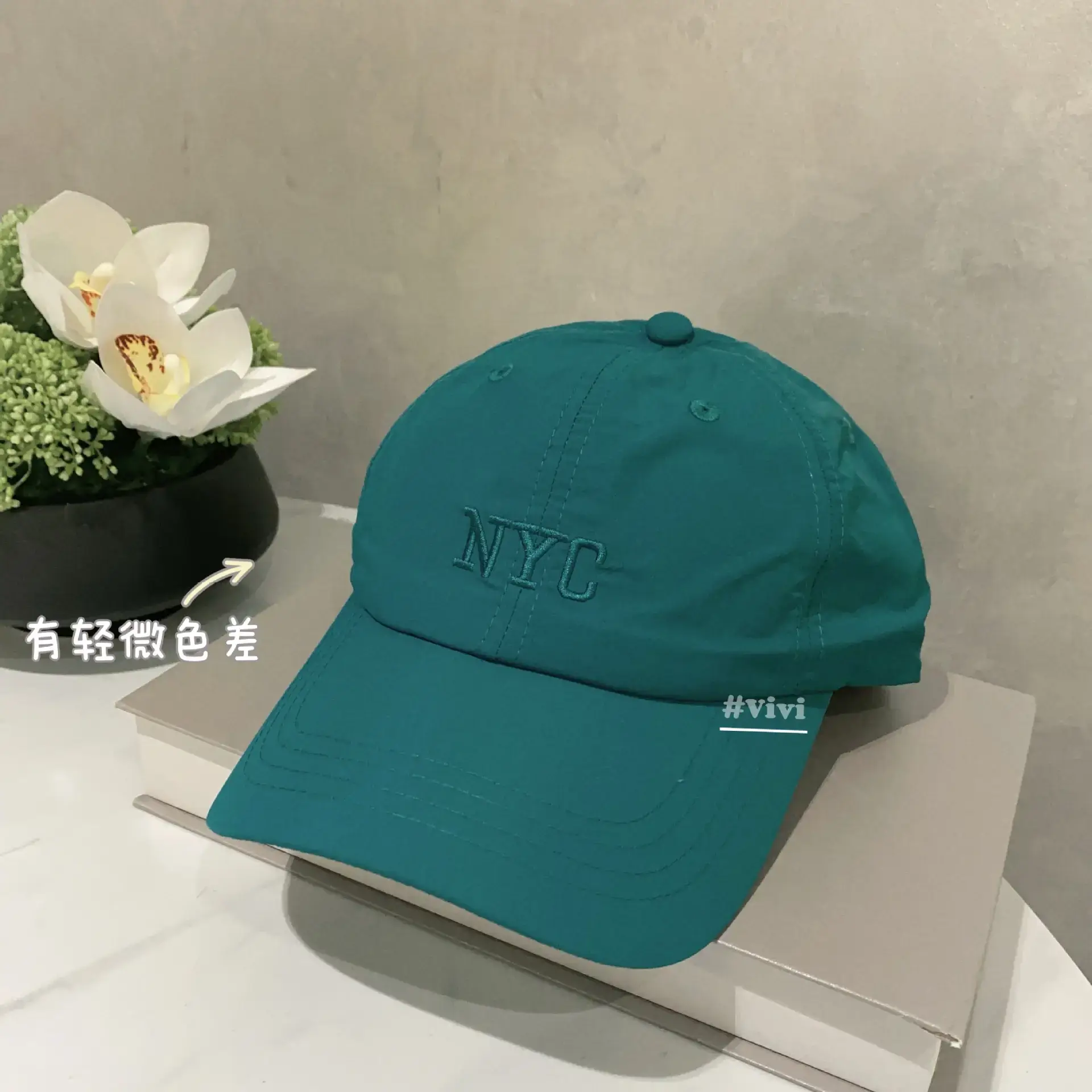 Purple Women's NYC Baseball Cap with Embroidery - Image 6