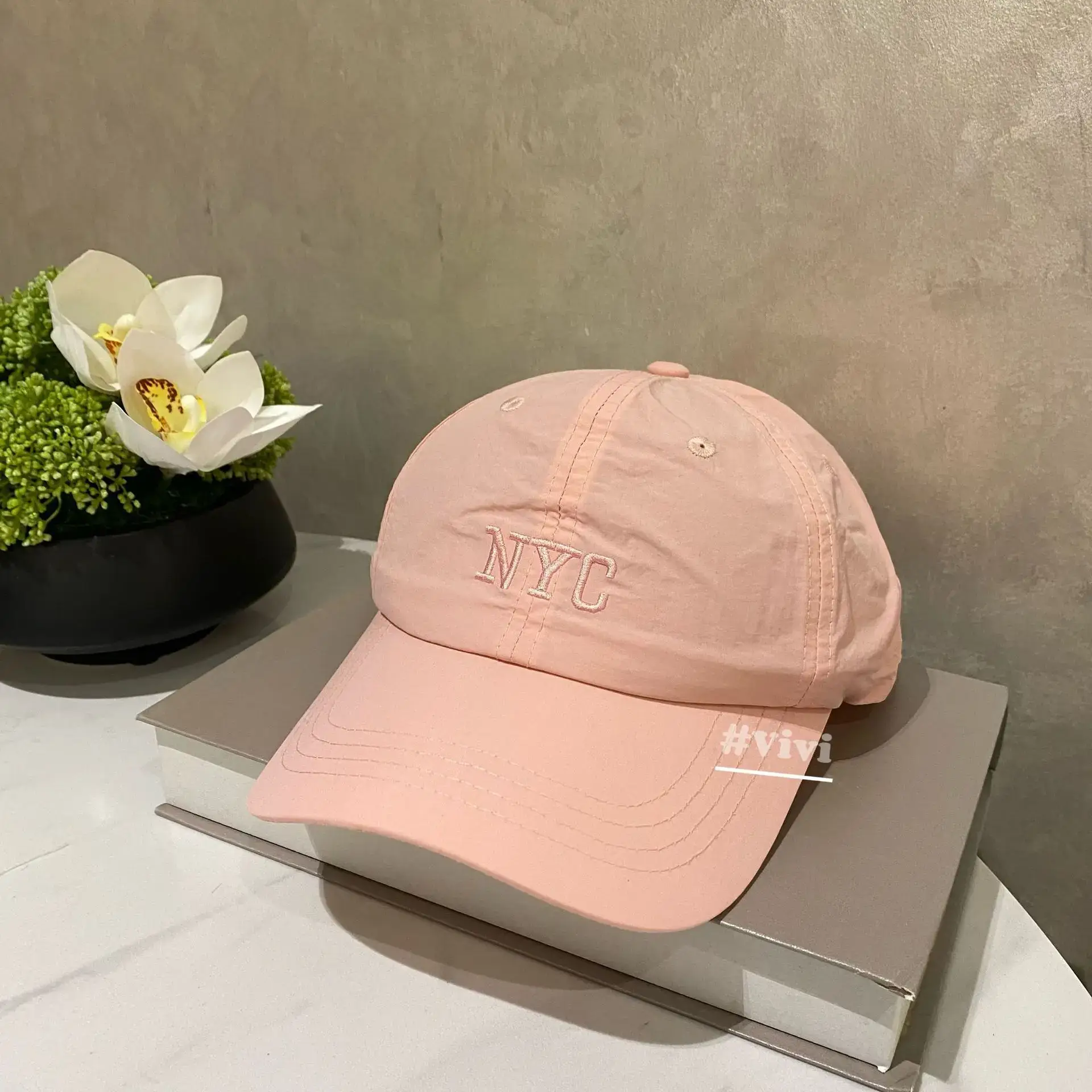 Purple Women's NYC Baseball Cap with Embroidery - Image 10