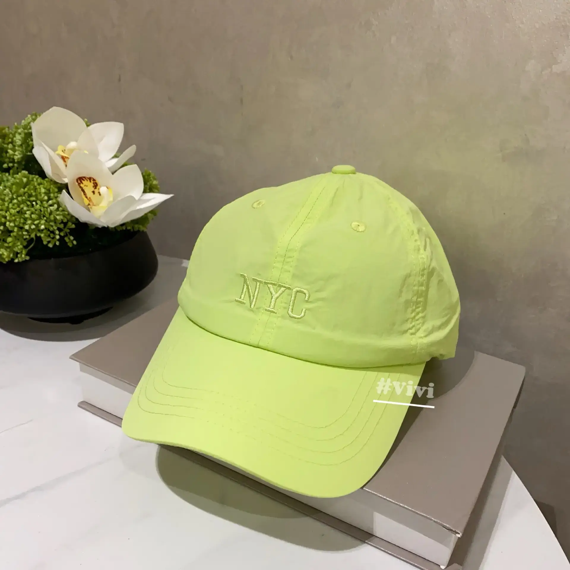 Purple Women's NYC Baseball Cap with Embroidery - Image 13