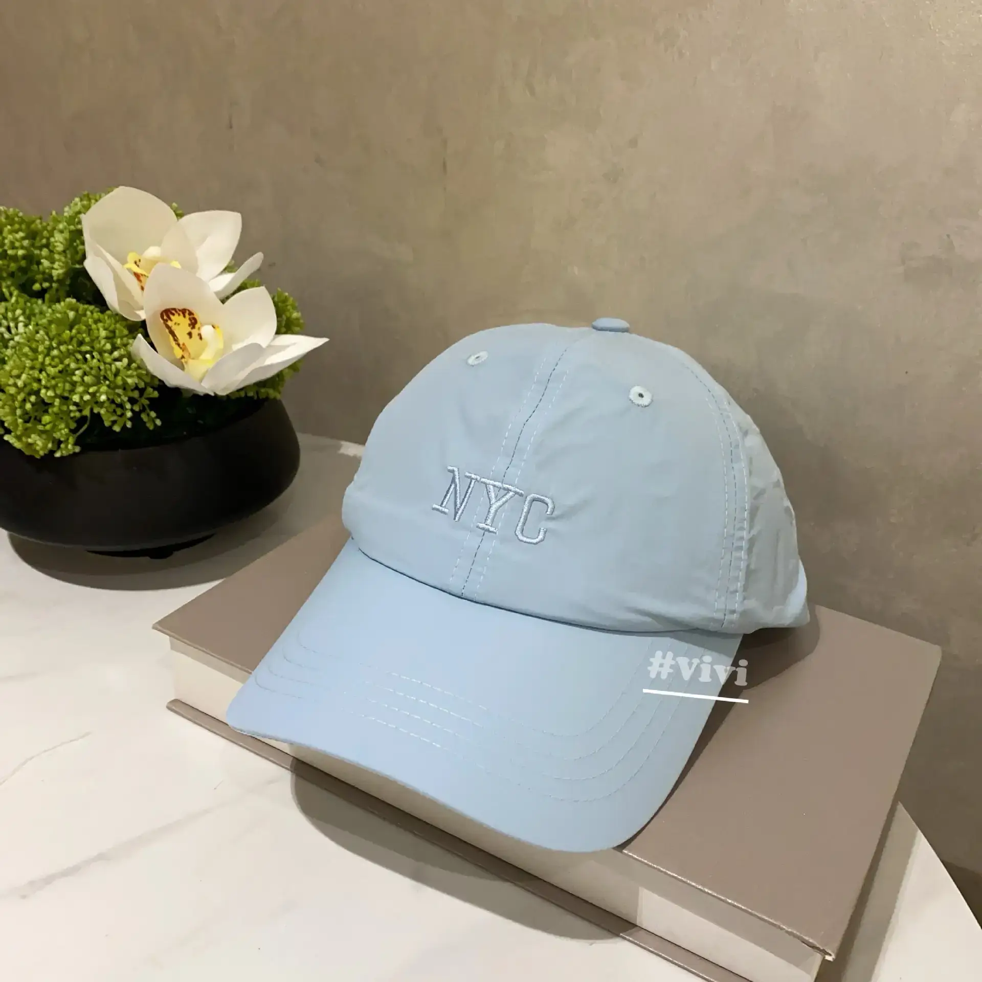 Purple Women's NYC Baseball Cap with Embroidery - Image 14
