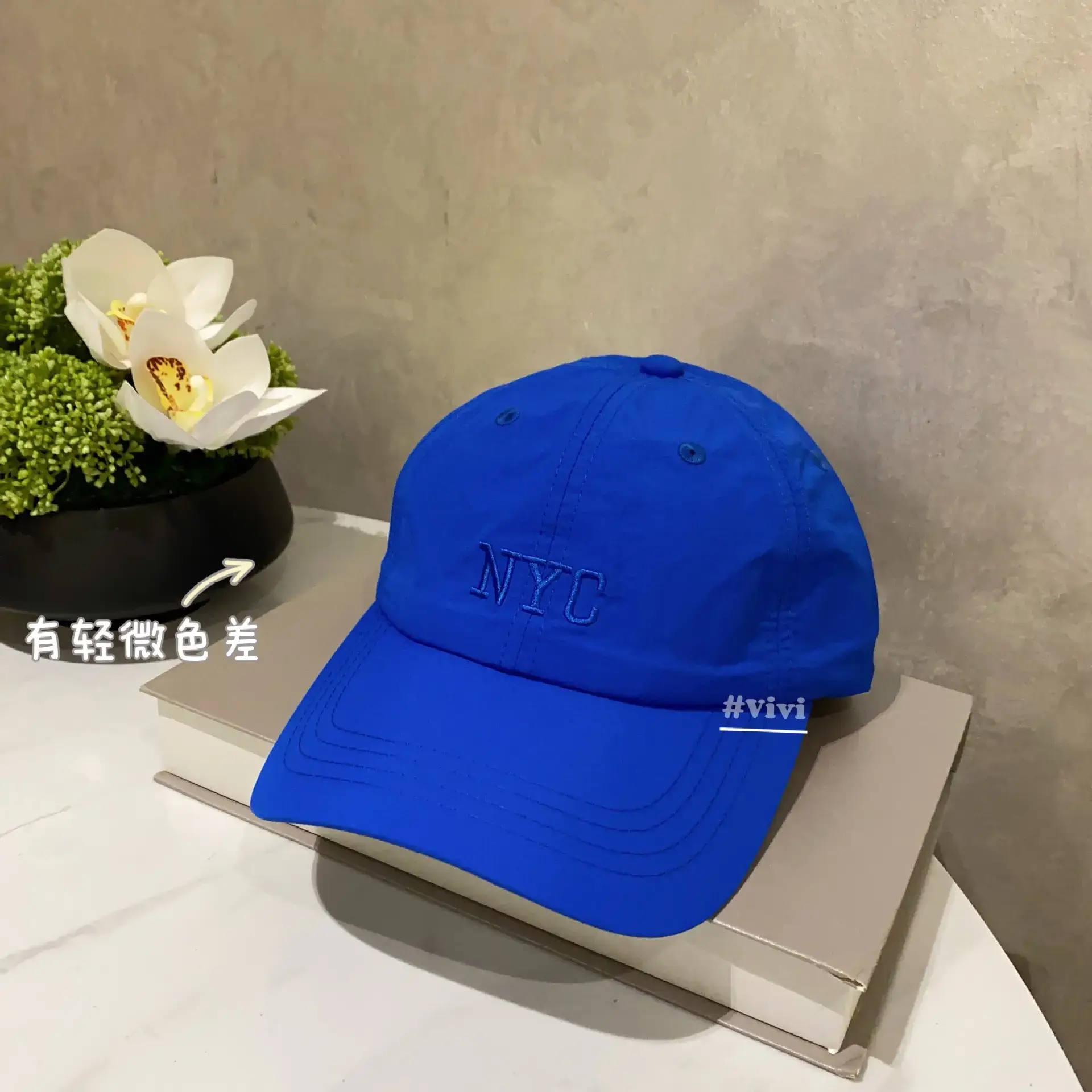 Purple Women's NYC Baseball Cap with Embroidery - Image 7