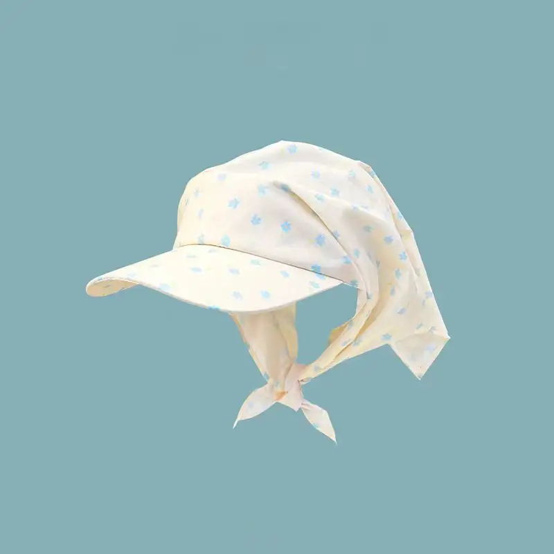 Japanese Style Sunshade Hat for Girls with Strap - Image 5