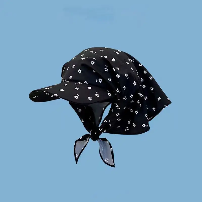 Japanese Style Sunshade Hat for Girls with Strap - Image 6