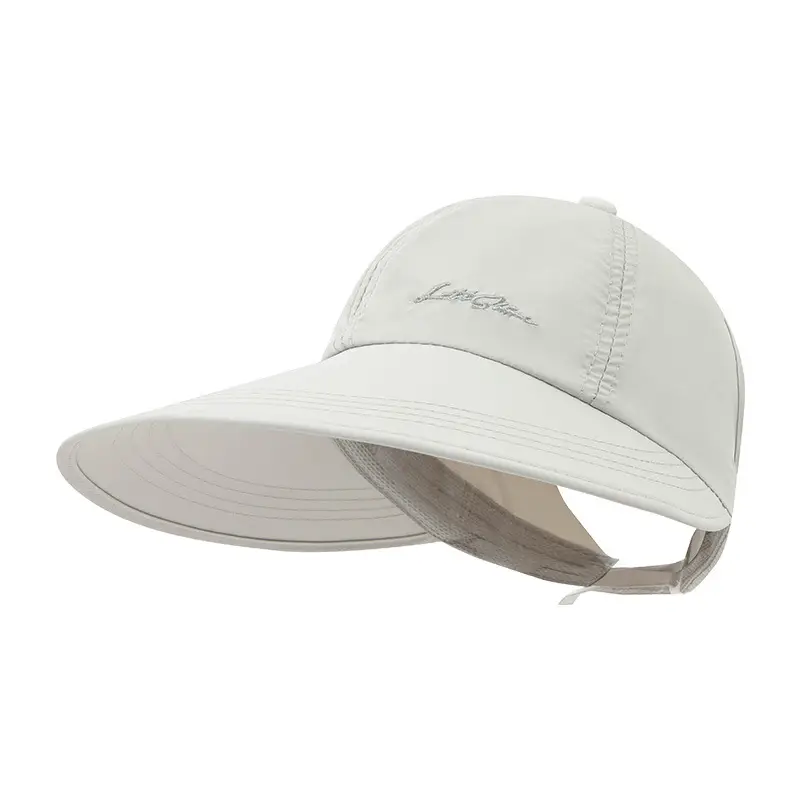 Women UV Sun Hat with Tie Ponytail Cap - Image 8