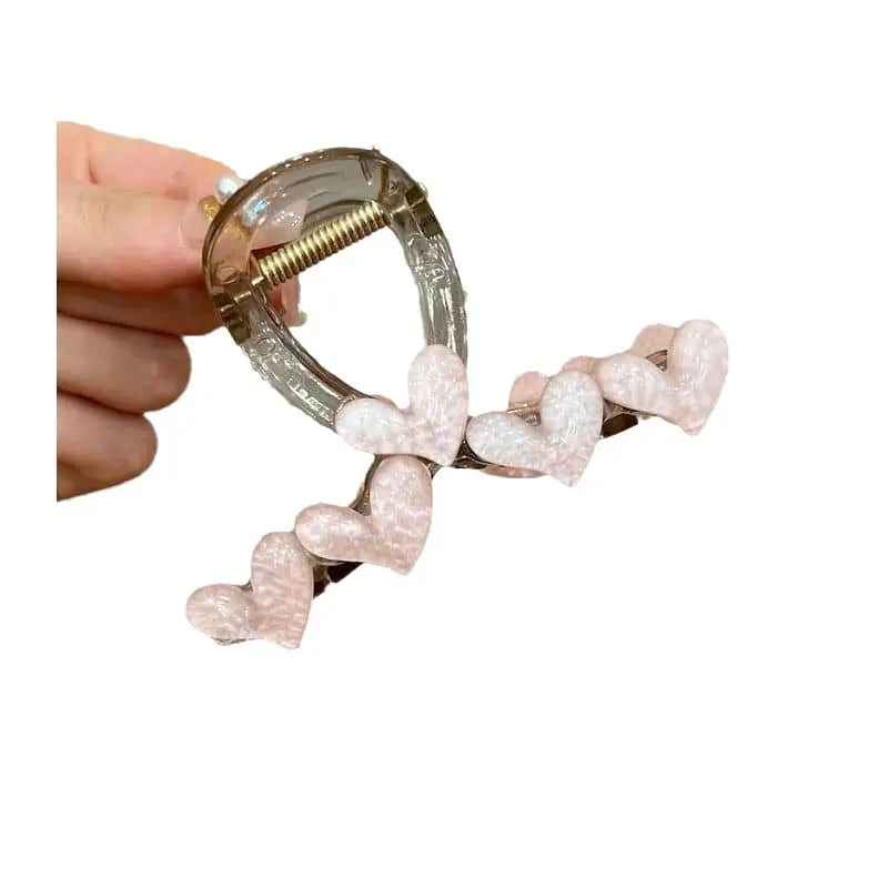Korean Style Fresh Love Grab Hairpin Clip for Women - Image 9