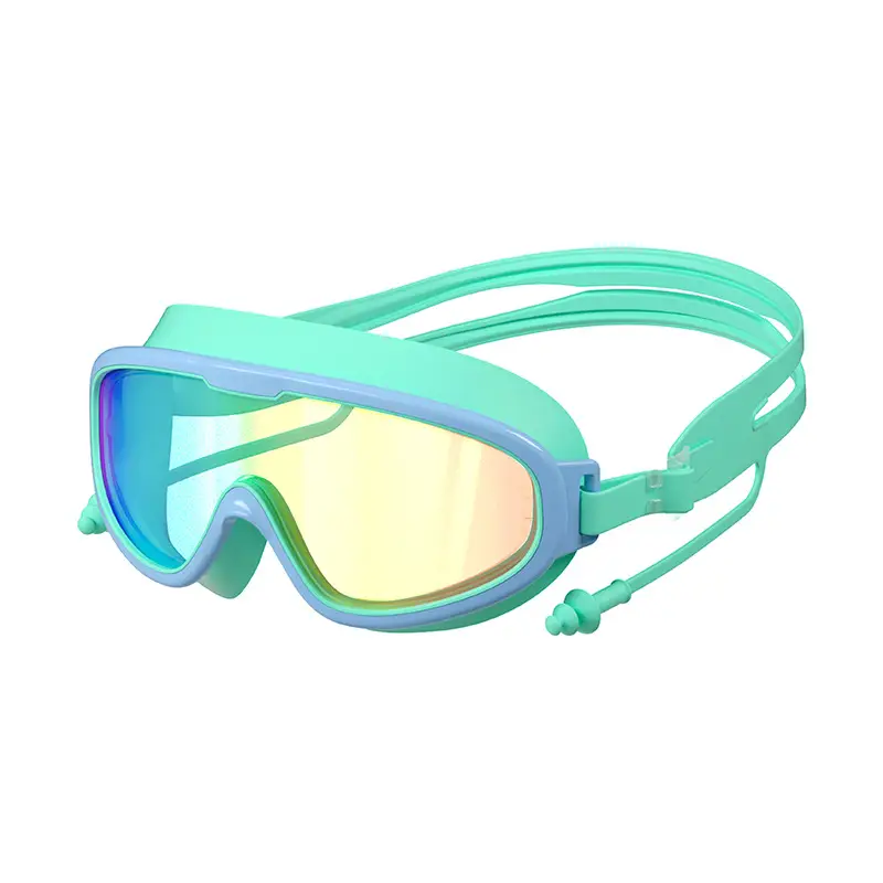 Waterproof anti-fog HD large frame children's swimming goggles boys and girls professional diving glasses swimming equipment manufacturers wholesale