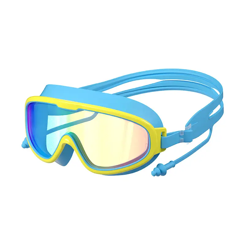 Waterproof anti-fog HD large frame children's swimming goggles boys and girls professional diving glasses swimming equipment manufacturers wholesale