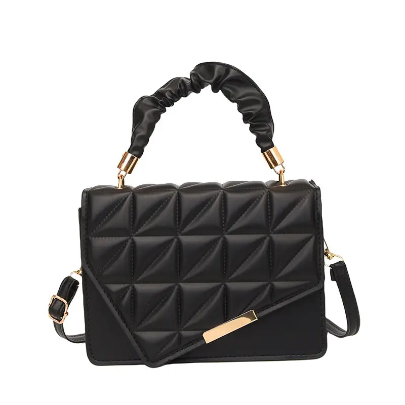 White Pleated Shoulder Bag for Women 2024 Spring - Image 10