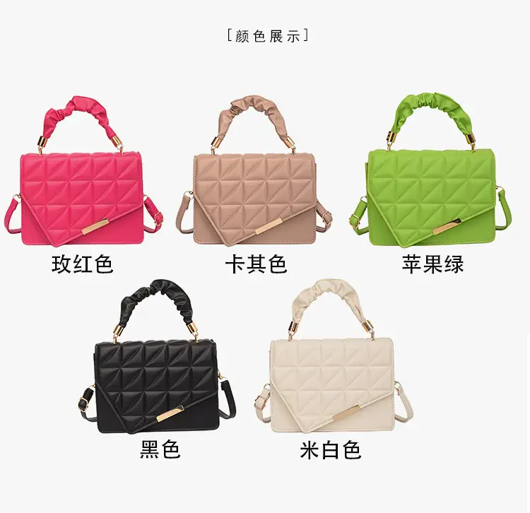 White Pleated Shoulder Bag for Women 2024 Spring — feature 2