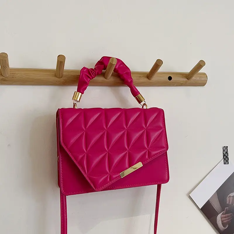 White Pleated Shoulder Bag for Women 2024 Spring - Image 4