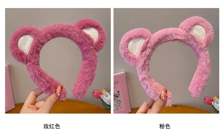 Plush Flower Hairband for Women Korean Style — feature 18