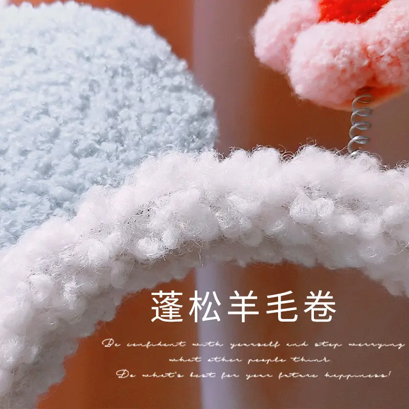 Plush Flower Hairband for Women Korean Style — feature 6