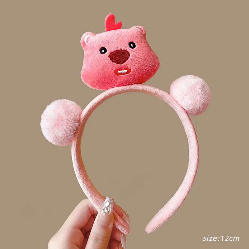 Plush Flower Hairband for Women Korean Style - Image 104