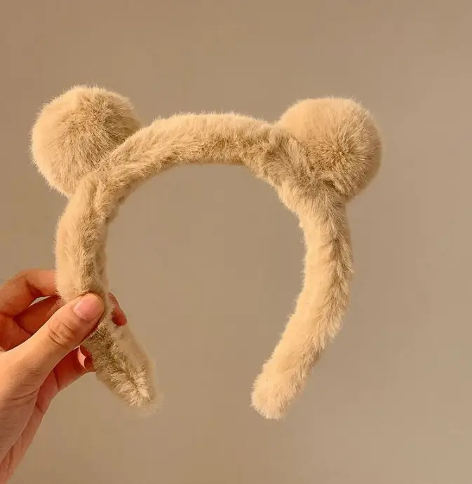 Plush Flower Hairband for Women Korean Style - Image 16