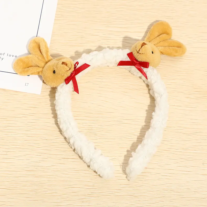 Plush Flower Hairband for Women Korean Style - Image 38