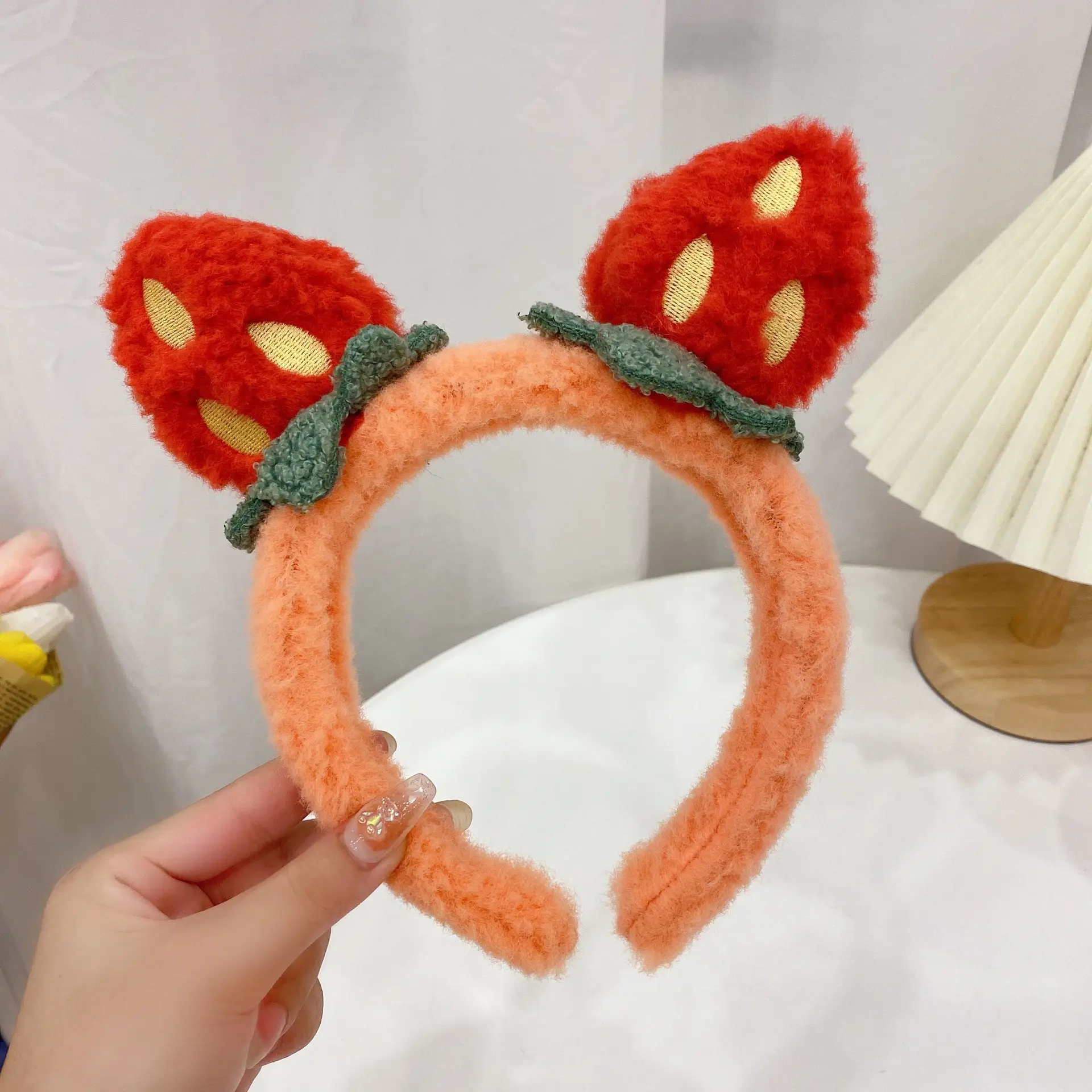 Plush Flower Hairband for Women Korean Style - Image 54