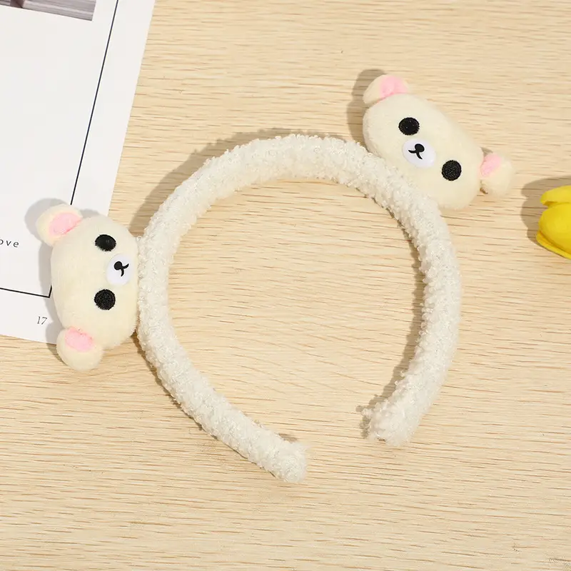Plush Flower Hairband for Women Korean Style - Image 57