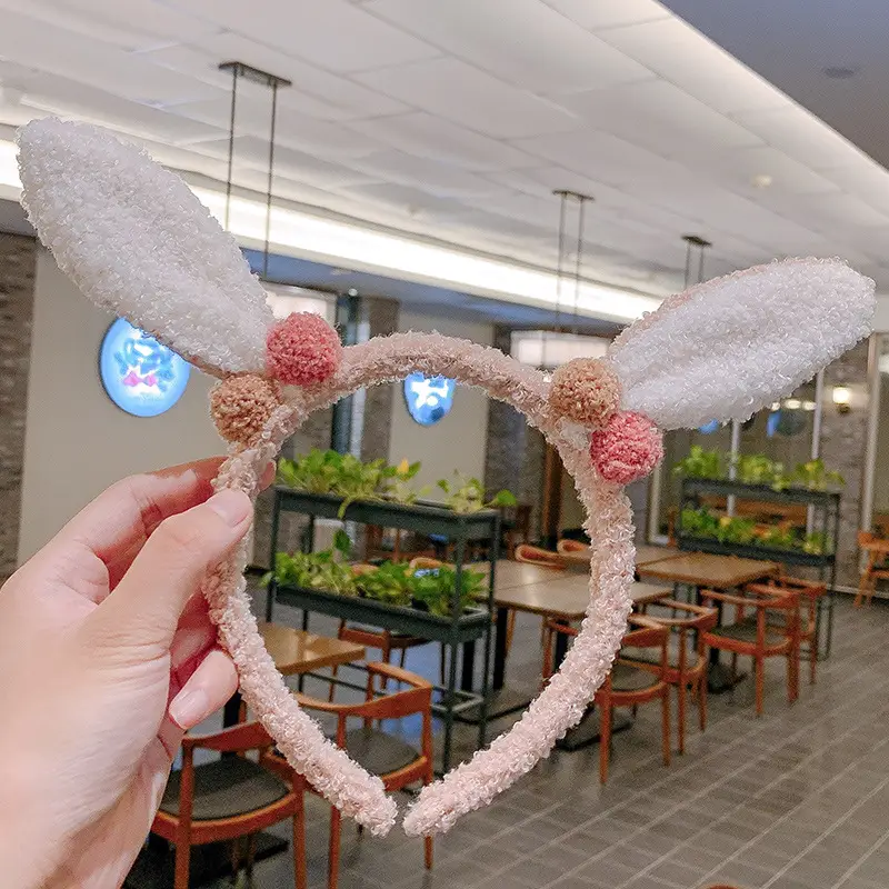 Plush Flower Hairband for Women Korean Style - Image 63