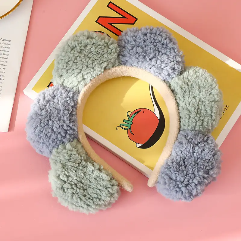 Plush Flower Hairband for Women Korean Style - Image 65