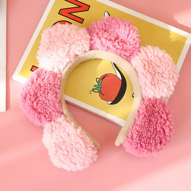Plush Flower Hairband for Women Korean Style - Image 66