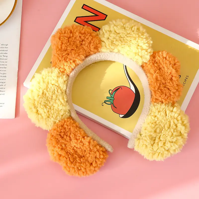Plush Flower Hairband for Women Korean Style - Image 67