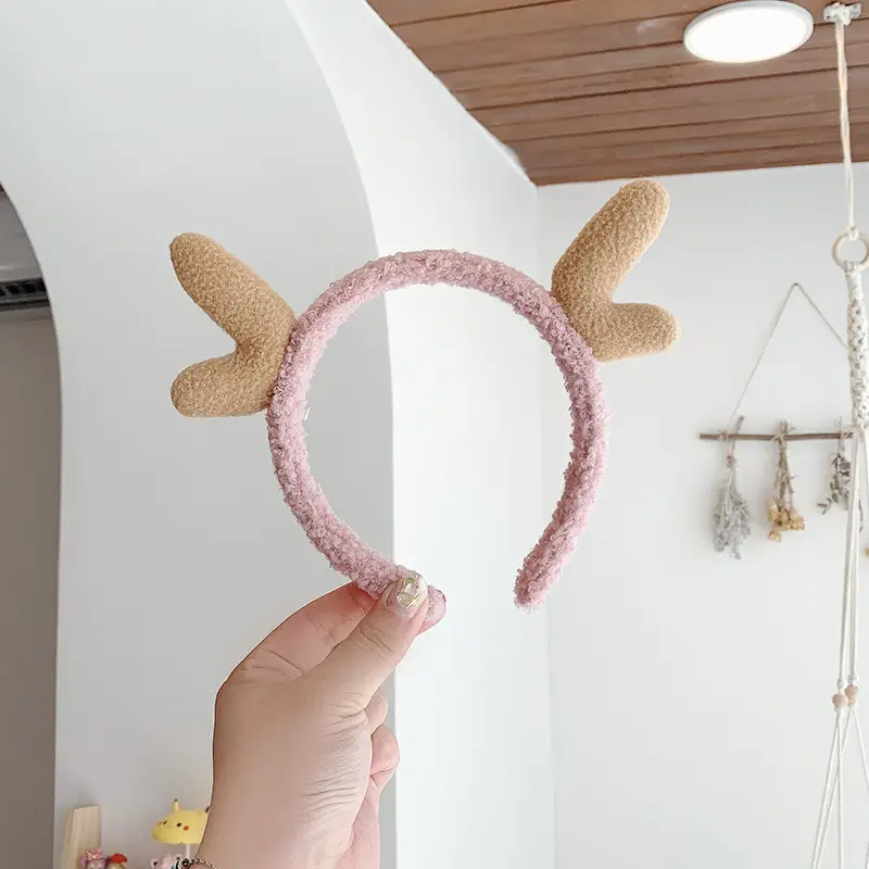 Plush Flower Hairband for Women Korean Style - Image 71