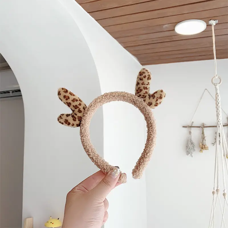 Plush Flower Hairband for Women Korean Style - Image 72