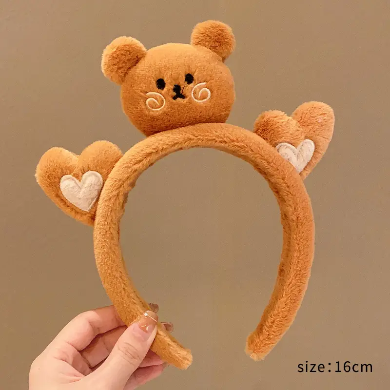 Plush Flower Hairband for Women Korean Style - Image 99