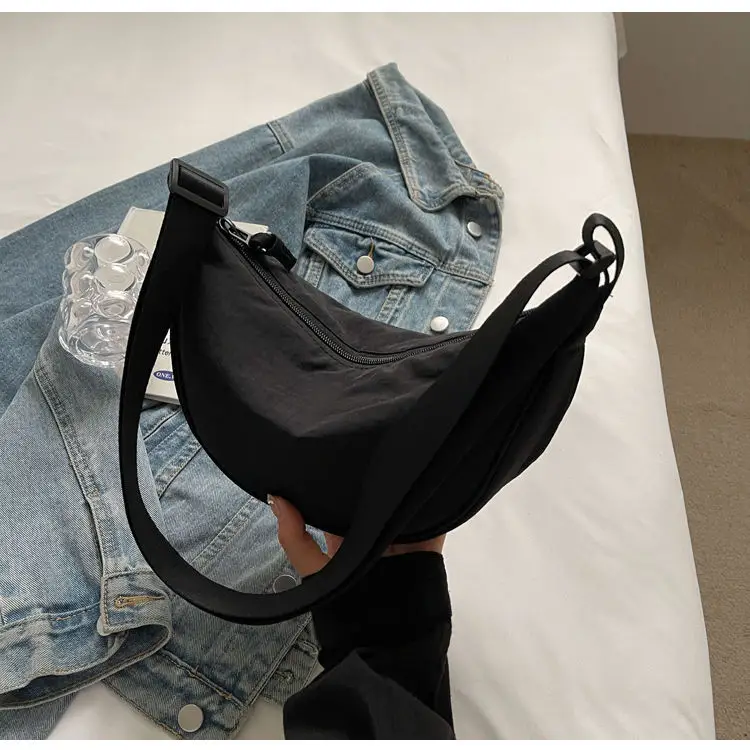 Black Nylon Crossbody Bag for Women — feature 13