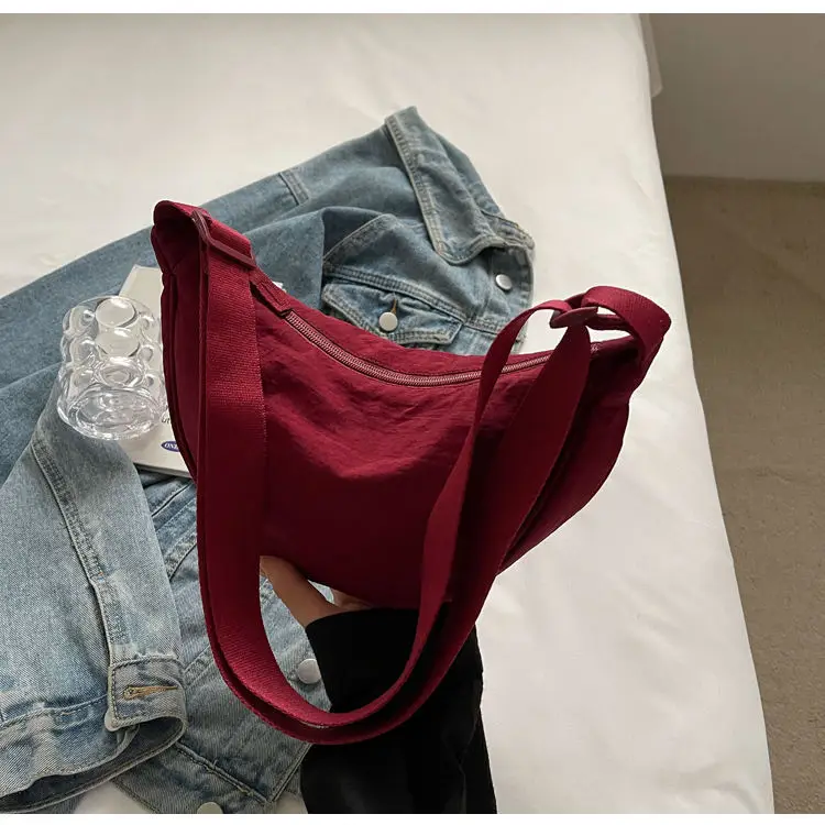 Black Nylon Crossbody Bag for Women — feature 19