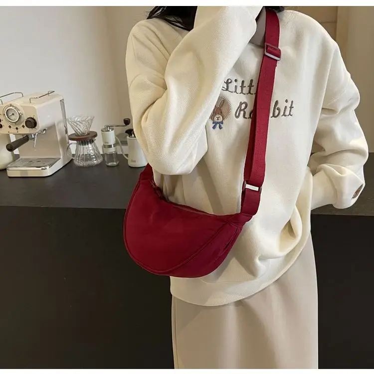 Black Nylon Crossbody Bag for Women — feature 20
