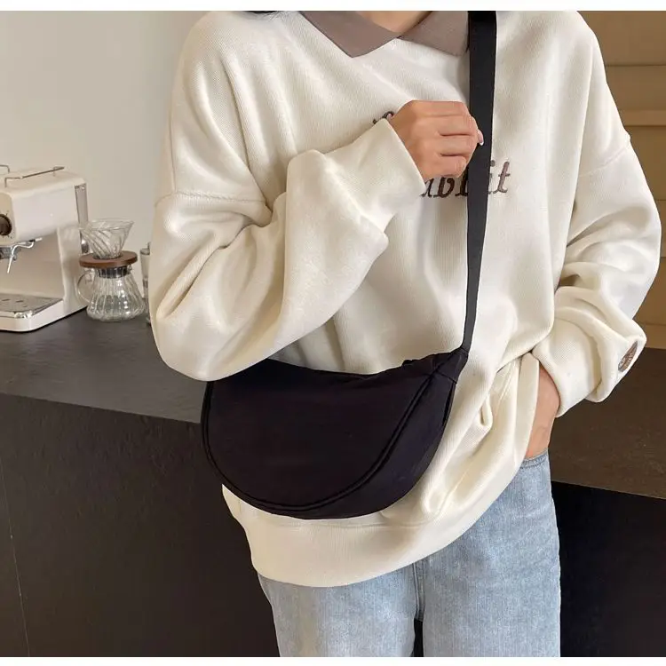 Black Nylon Crossbody Bag for Women — feature 23