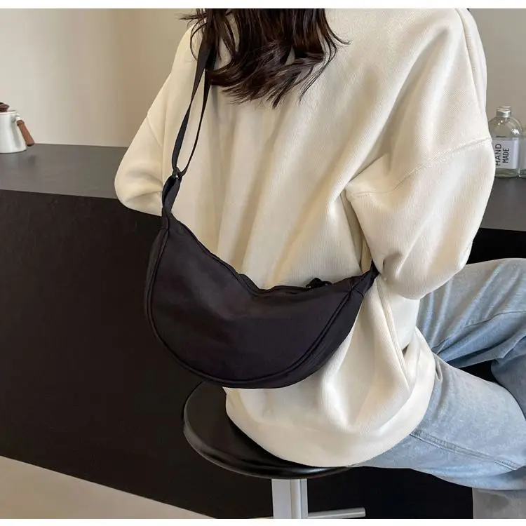Black Nylon Crossbody Bag for Women — feature 24