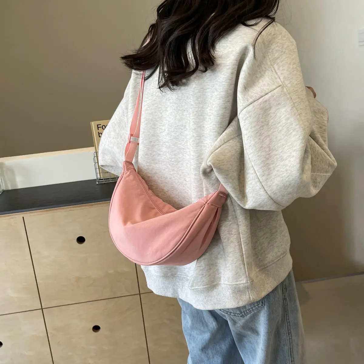 Black Nylon Crossbody Bag for Women — feature 34