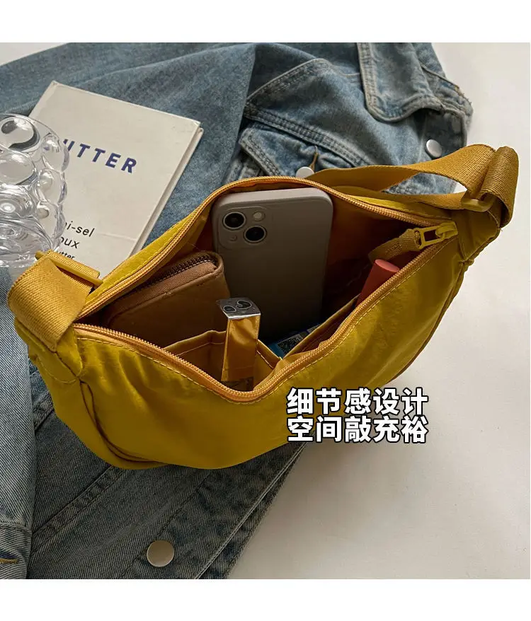 Black Nylon Crossbody Bag for Women — feature 7