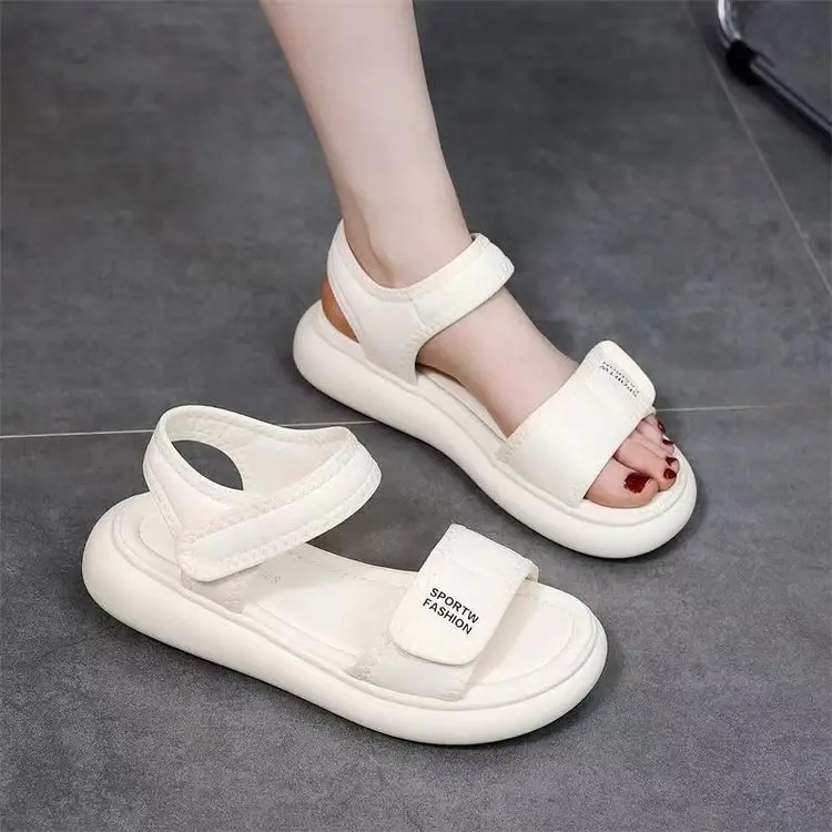 Women Flat Velcro Sandals Summer 2024