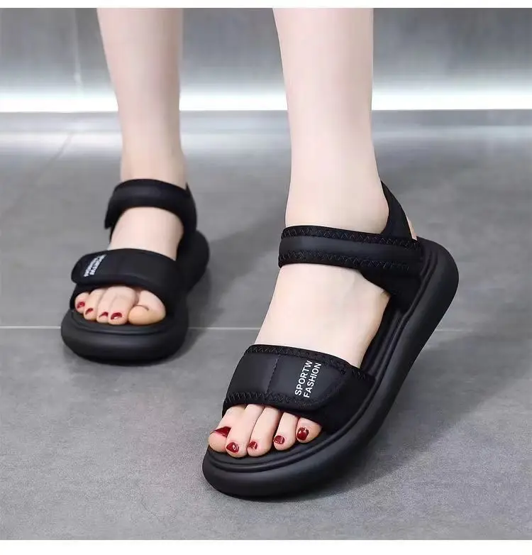 Women Flat Velcro Sandals Summer 2024 — feature 10