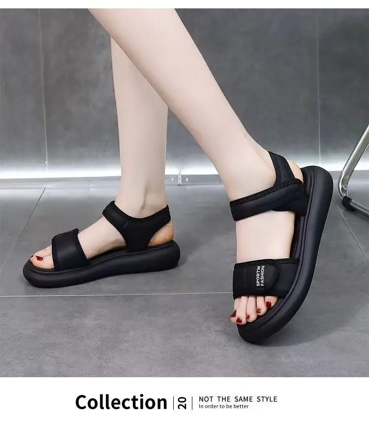 Women Flat Velcro Sandals Summer 2024 — feature 11