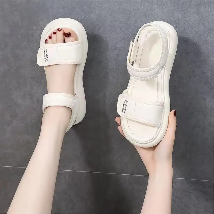 Women Flat Velcro Sandals Summer 2024 — feature 3