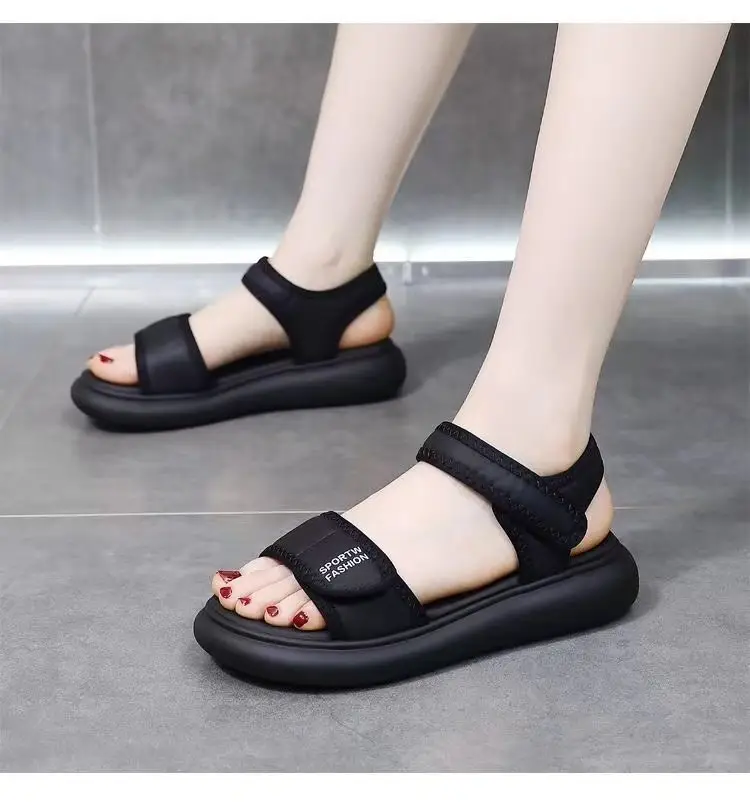 Women Flat Velcro Sandals Summer 2024 — feature 6