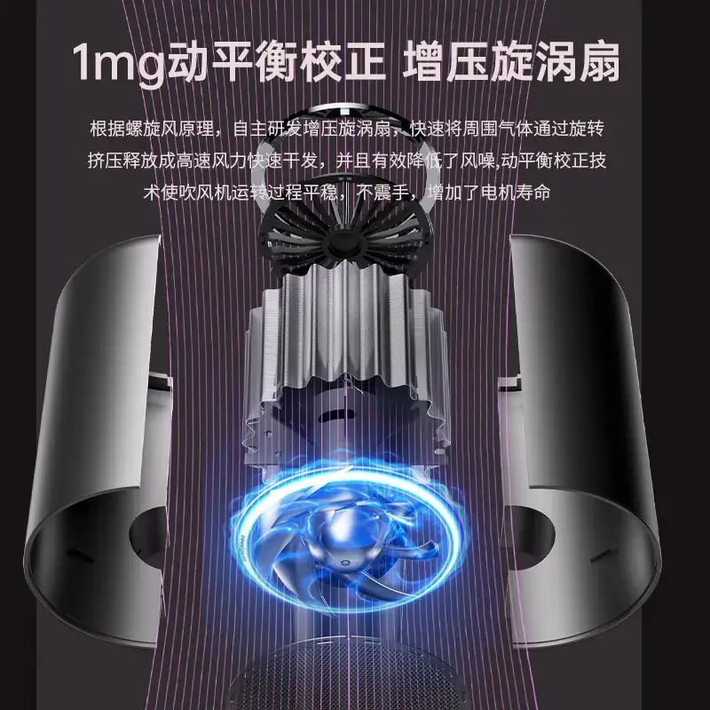 High Power Negative Ion Hair Dryer for Home & Salon