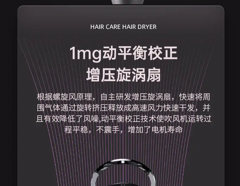 High Power Negative Ion Hair Dryer for Home & Salon — feature 15